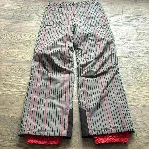 🔥Spyder🔥 | Grey  snow pants with black and red stripes - Picture 2 of 15